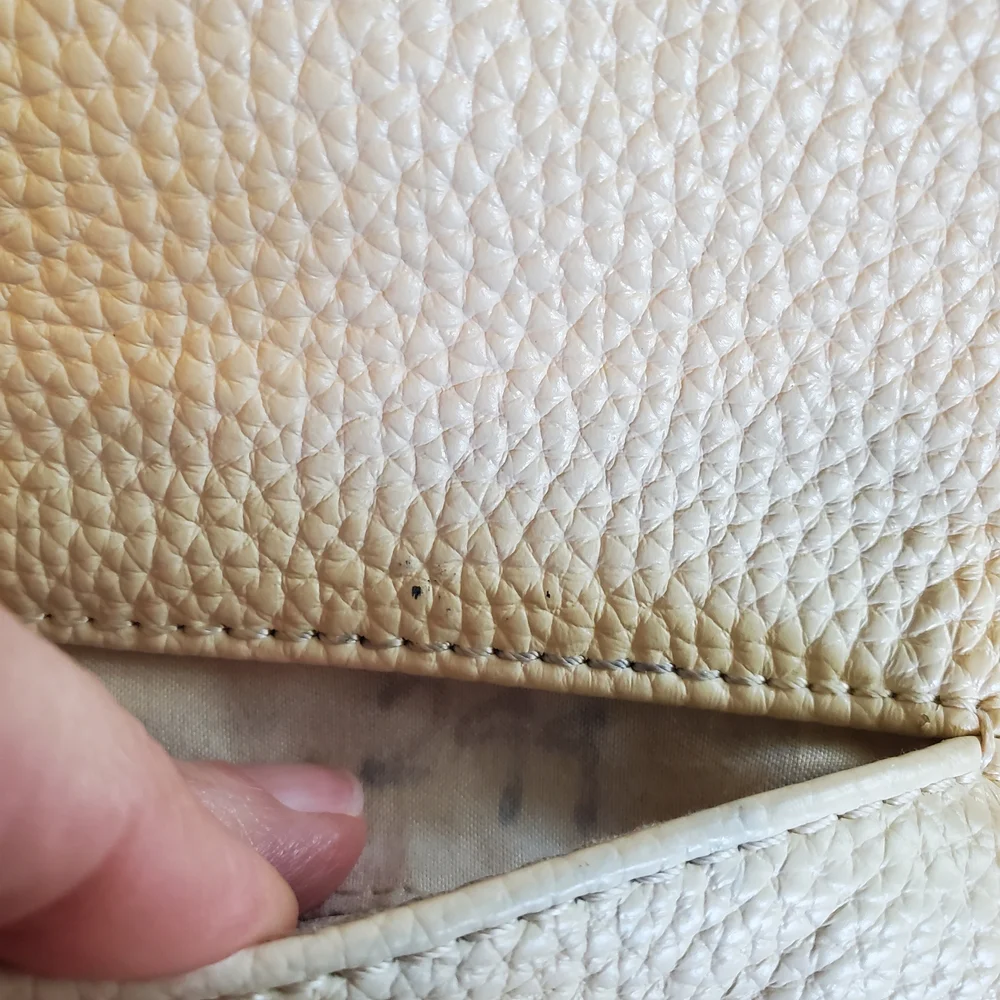 Black Rivet - Cream - Crossbody Bag with Silver Accents - Boho